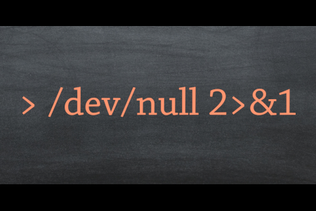 > /dev/null 2>&1